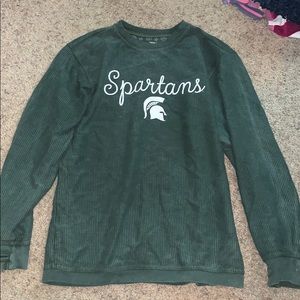 michigan state womens crewneck